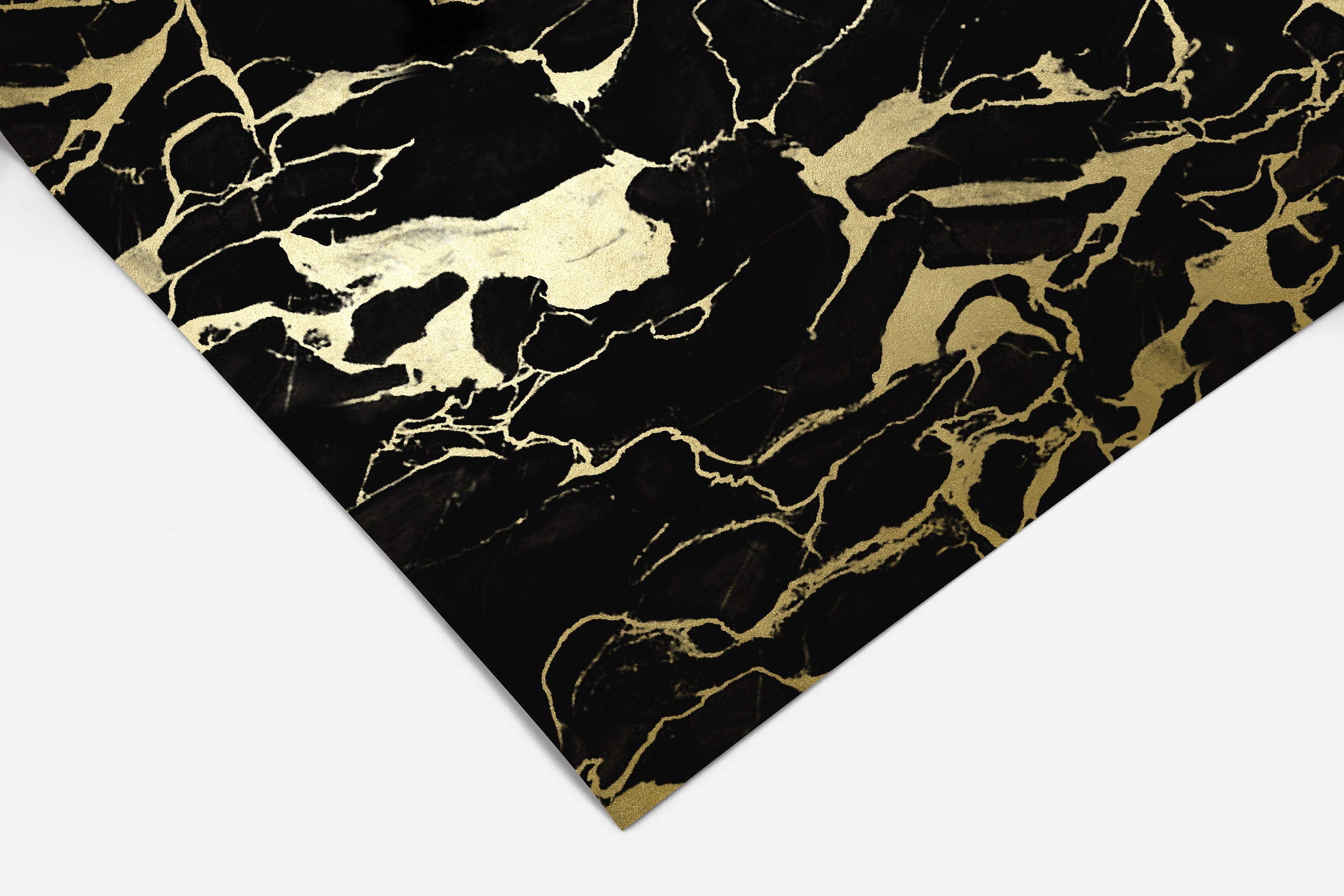 VaryPaper 32x118 Black and Gold Marble Contact Paper Peel and Stick  Countertops Waterproof Marble Wallpaper Self Adhesive Removable Counter  Contact