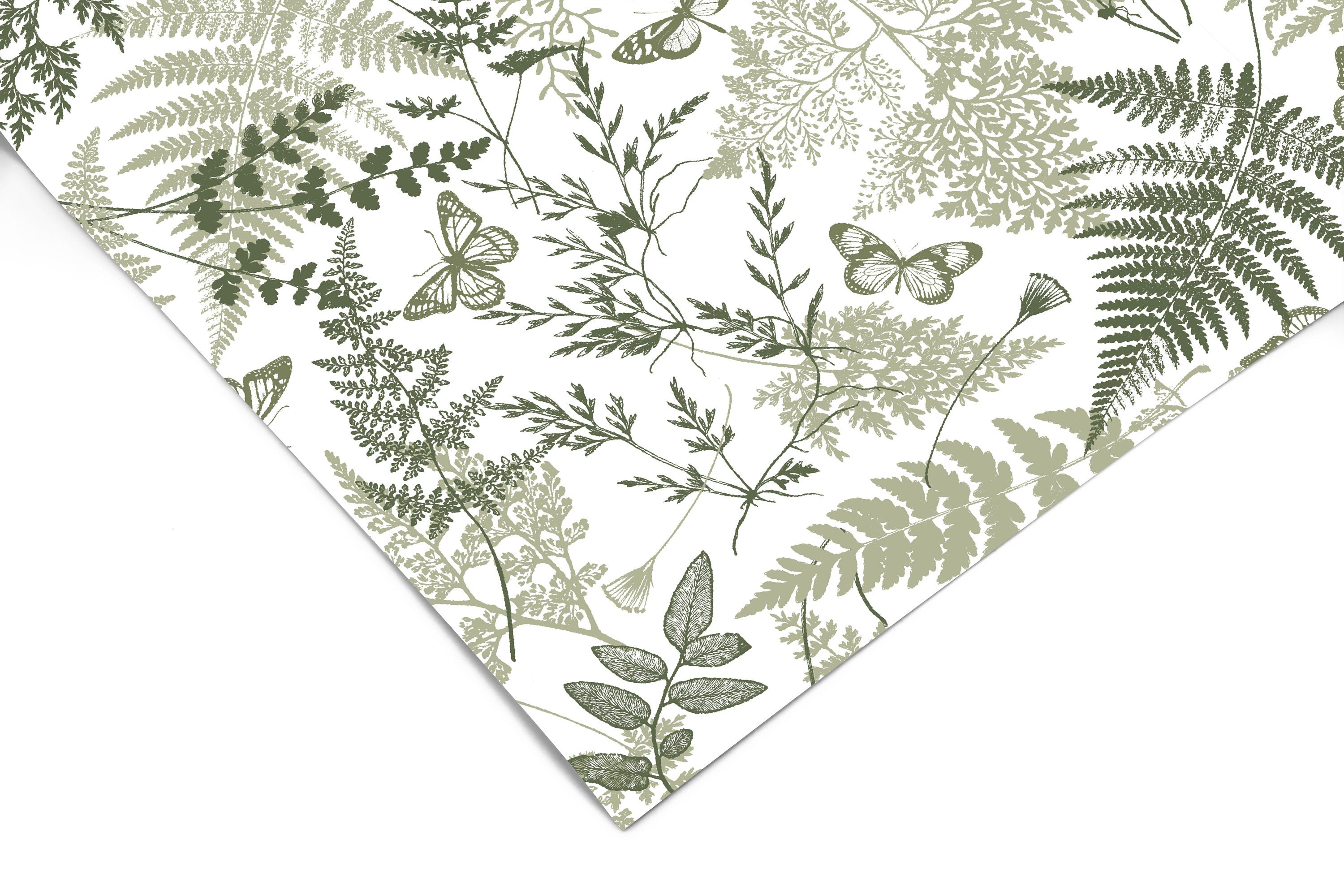 Fern And Butterfly Contact Paper