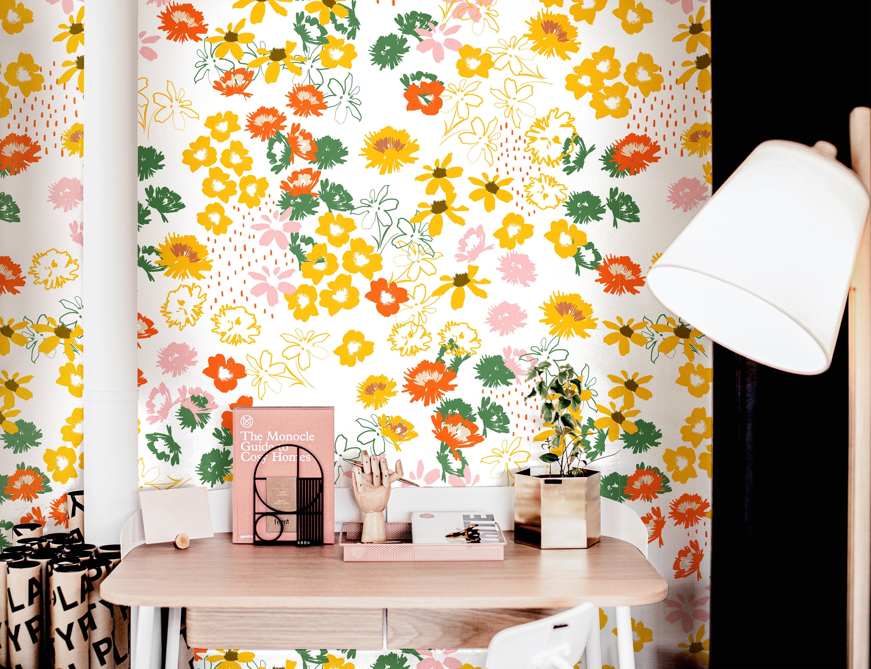 Wild Flowers Wall Decal - Removable Wallpapers, Wall Stickers