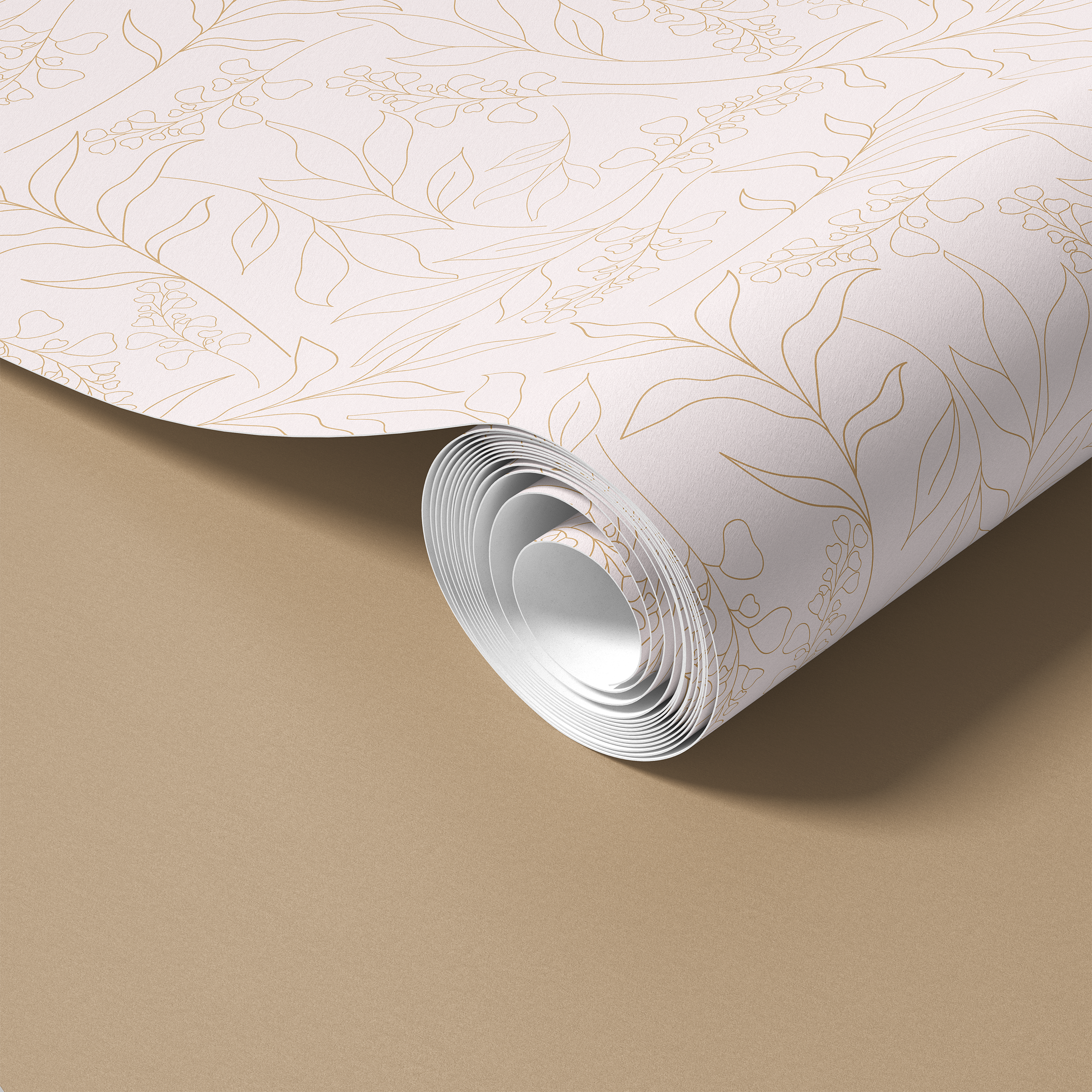 Nature’s Neutrals | Muted Floral Removable Contact Paper for Shelves, Cabinets, Walls, DIY Home Decor 1214